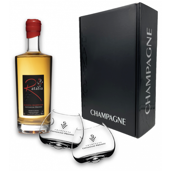 Champagne COTTANCEAU-PRIGNITZ coffret ratafia champenois